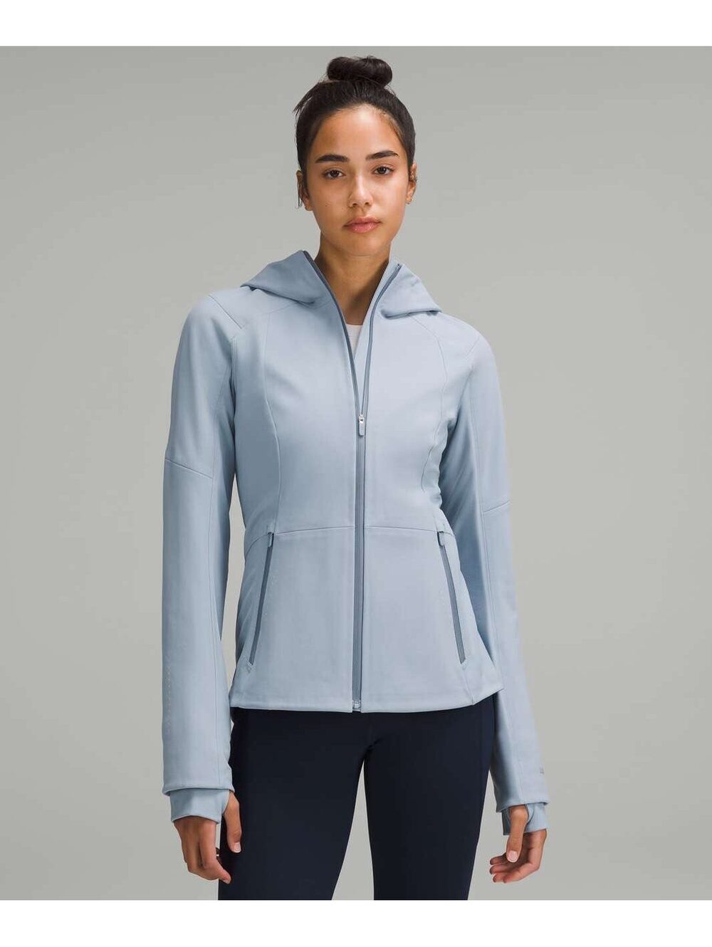 Lululemon Women's Cross Chill Performance Jacket Concrete Blue size Large